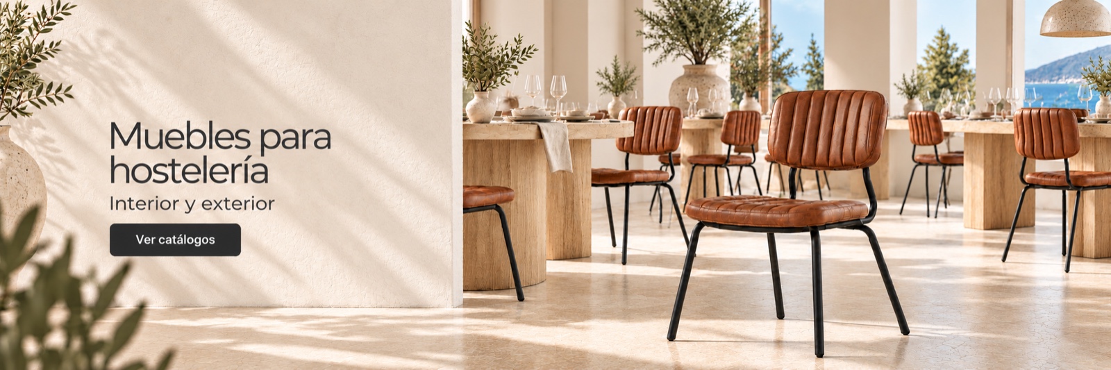 Muebles hostelería, Sillas y Mesas