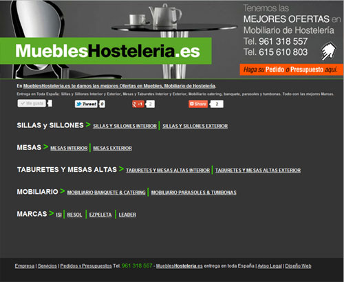 Muebles Hostelería 